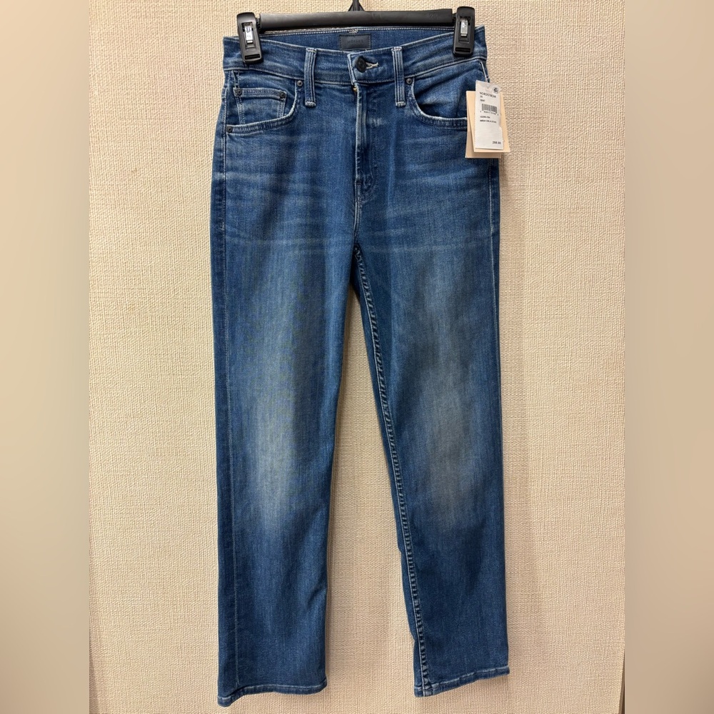 Mother The Rider Mid Rise Ankle Straight
Leg Jeans
